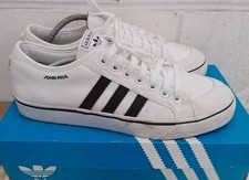 Mens Adidas Nizza White TrainersUK 10 Low Top Retro Skate Style