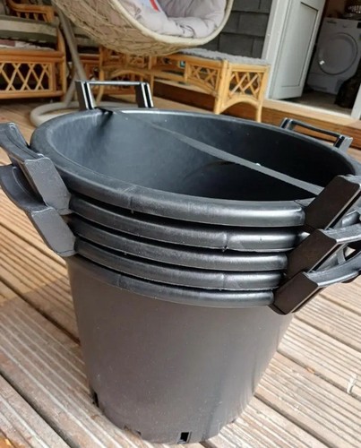 Heavy duty garden plant pots - 5,