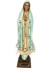 Fatima Religious Statue Our Lady of Fatima Figurine 26cm Christian Decor