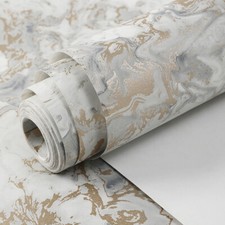 Marble Wallpaper Metallic