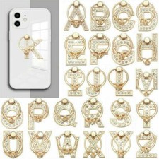 Letter Diamond Phone Ring