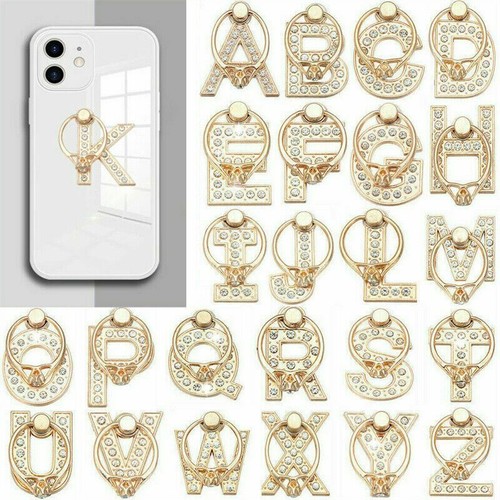 Letter diamond phone ring - letter,