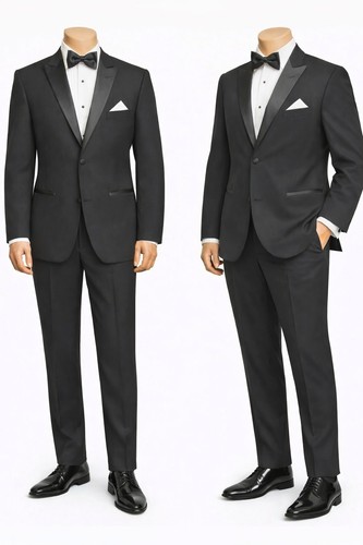 Men black tuxedo - jacket, with