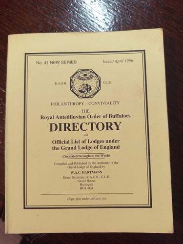 1996 raob directory - 1996,
