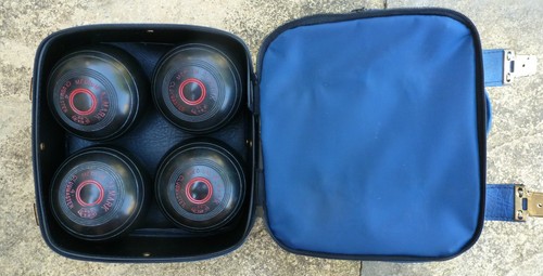 Lawn bowls set almark - 4,