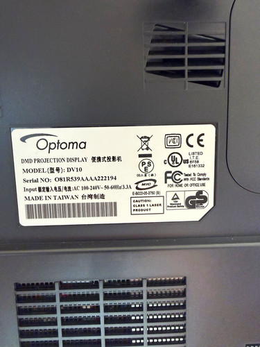 Optoma dv10 dlp projector - dv10,