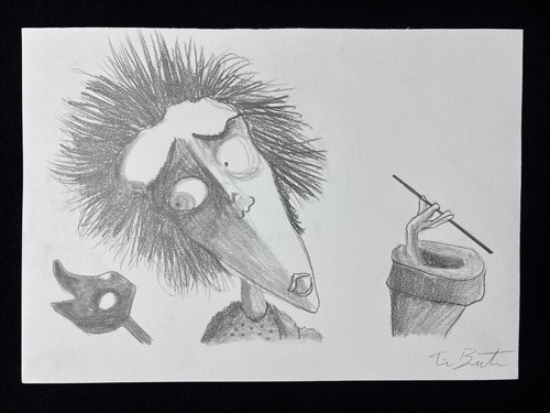 Tim burton drawing paper - tim,