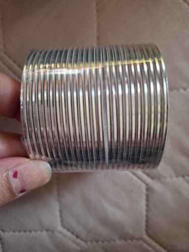 Silver glossy metal - silver,