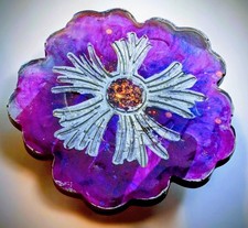 Pink gold and purple Resin