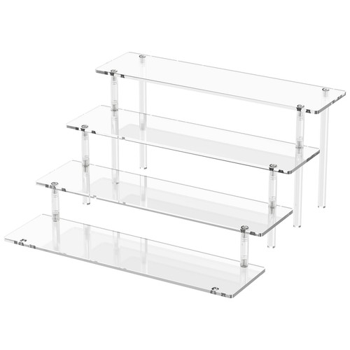 Tier acrylic display risers - display,