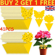 41 Pack Fruit Fly Traps Yellow Fungus Gnat Killer, Double-sided Sticky Fruit Fly