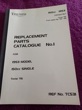 Triumph Terrier Parts Manual