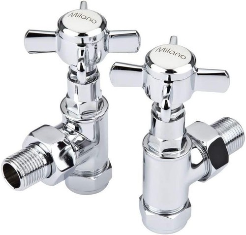 Radiator valves traditional - radiator, x2