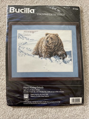 Bucilla heavy going grizzly - bucilla,