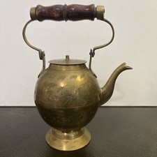 Antique Brass Copper Tea Pot