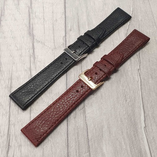 Open ended leather watch - open,