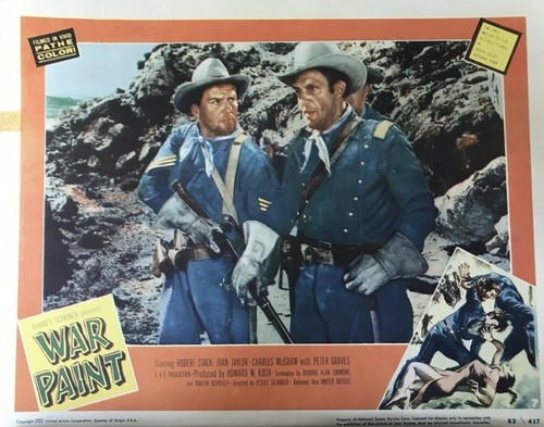 War paint 1953 starring - war, 1953 starring 