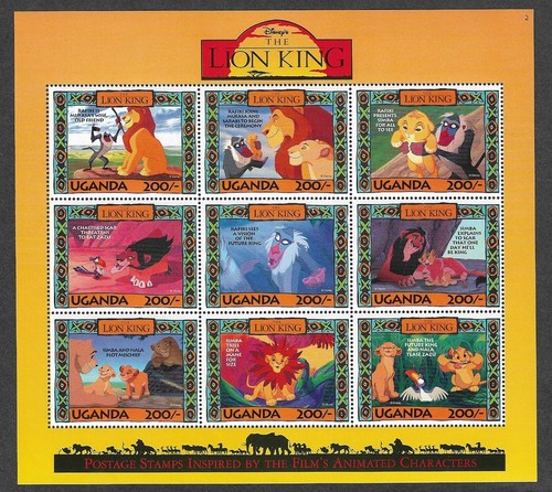 The lion king disney stamps - disney,