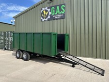 8-10 Ton Tipping Trailer, Muck/Dump Trailer, ✅Front Loading Ramp✅ Equine Manure