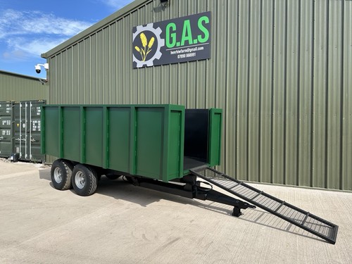 Ton tipping trailer - ton,