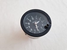 NOS Classic Car Smiths/Jaeger CTJ2100/00 50mm 12v Black Dash Clock (tested)