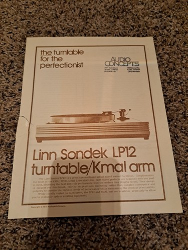 Original vintage linn sondek - original,