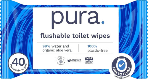 Pura flushable moist toilet - flushable,