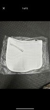 Mattes White Full Size Dressage Saddle Pad Numnah