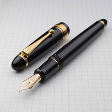 NEW Pilot Namiki Custom 743 Black Gold FKK-3000R-B14K-585 Gold Nib Fountain Pen