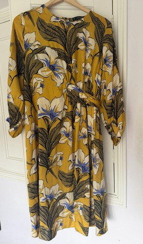 Zara floral print - midi, dress
