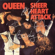 QUEEN Signed 'Sheer Heart