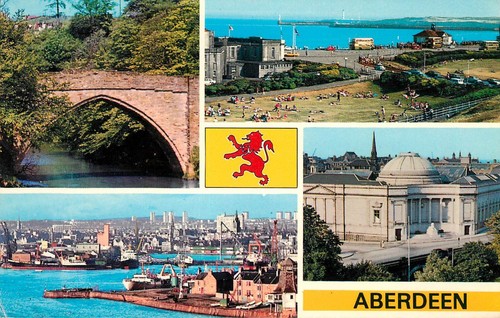 Aberdeen multiview postcard - -,