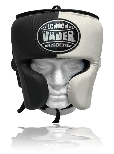 Boxing head guard leather - head,
