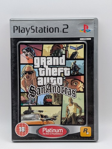 Gta san andreas ps2 platinum - san,