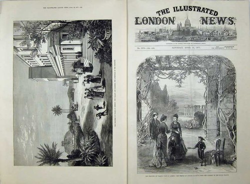 Original old antique print - original,