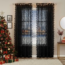 Bujasso Black Sheer Lace