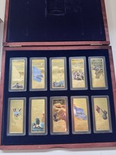 10 24k Plated WW2 Gold Bars Full Collection