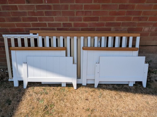 Mothercare oak cotbed - oak,
