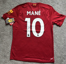 Sadio Mane #10 Hand Signed