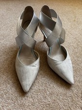 Moda In Pelle Size 39 Silver