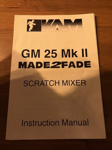 Kam gm25 mk2 made2fade scratch - kam,