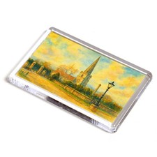 Fridge magnet church war - fridge,