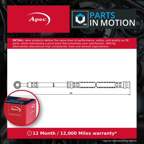 Brake hose fits - hose,