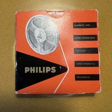 Phillips Magnetic Tape Spool 3 Inch 65m 210ft Vintage 1960s Used