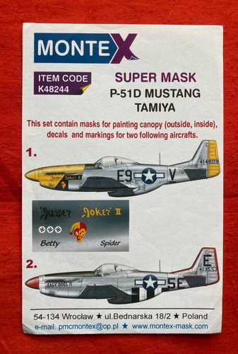 Montex masks decals - montex, &