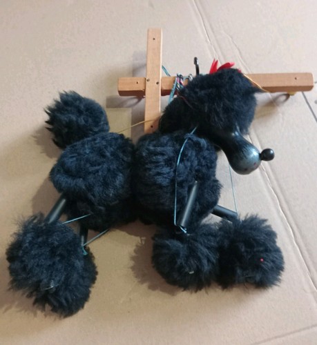 Pelham puppet black poodle - -,
