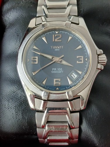 Tissot pr100 blue dia sapphire - dia,