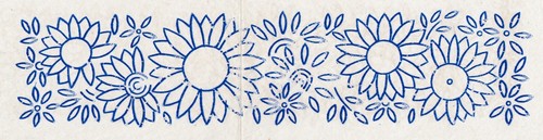 Vintage embroidery transfer - vintage,