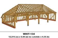 European Oak Garage 4 Bay