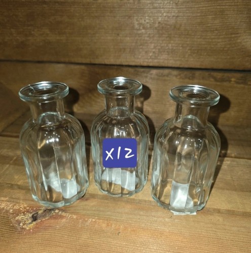 Glass bud vases bundle - glass, of
